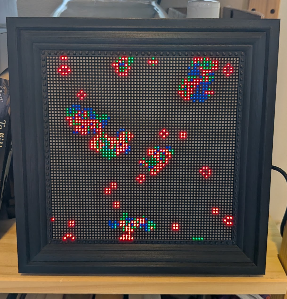 Conway's Game of Life LED matrix with frame