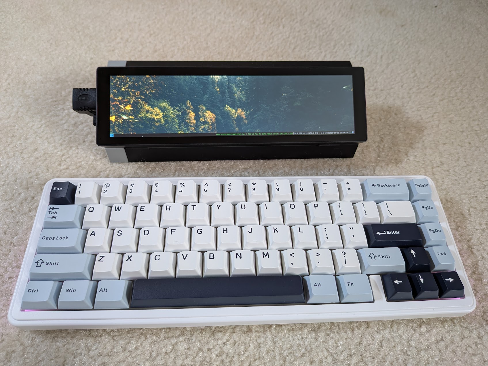 My Pi-esque writer deck